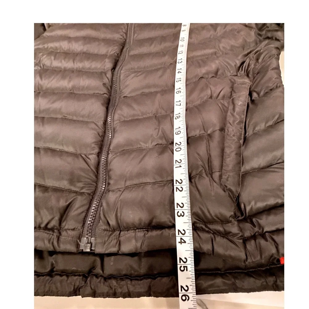 The North Face Summit Series Mens Black Goose Down Puffer Hooded Jacket Large